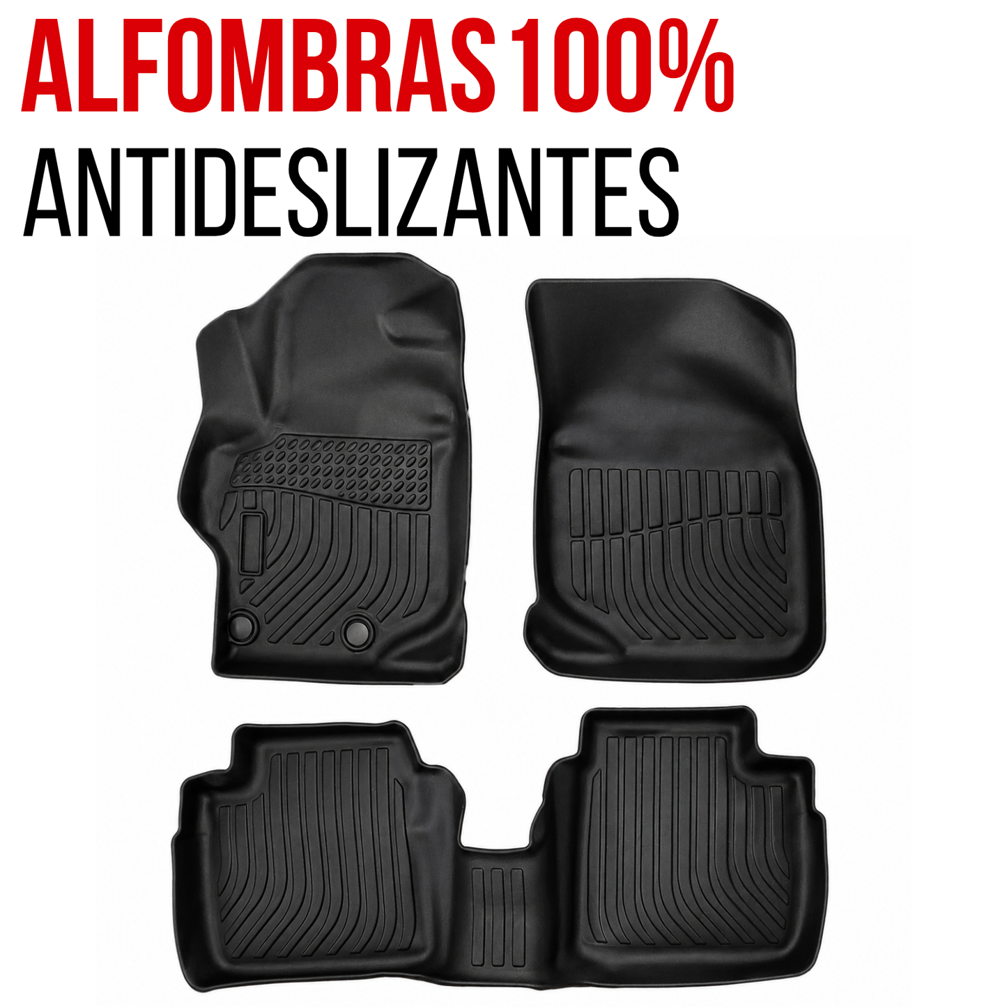 Juego Alfombra Auto Bandeja Rígida Peugeot 301 Set completo bandejas rígidas