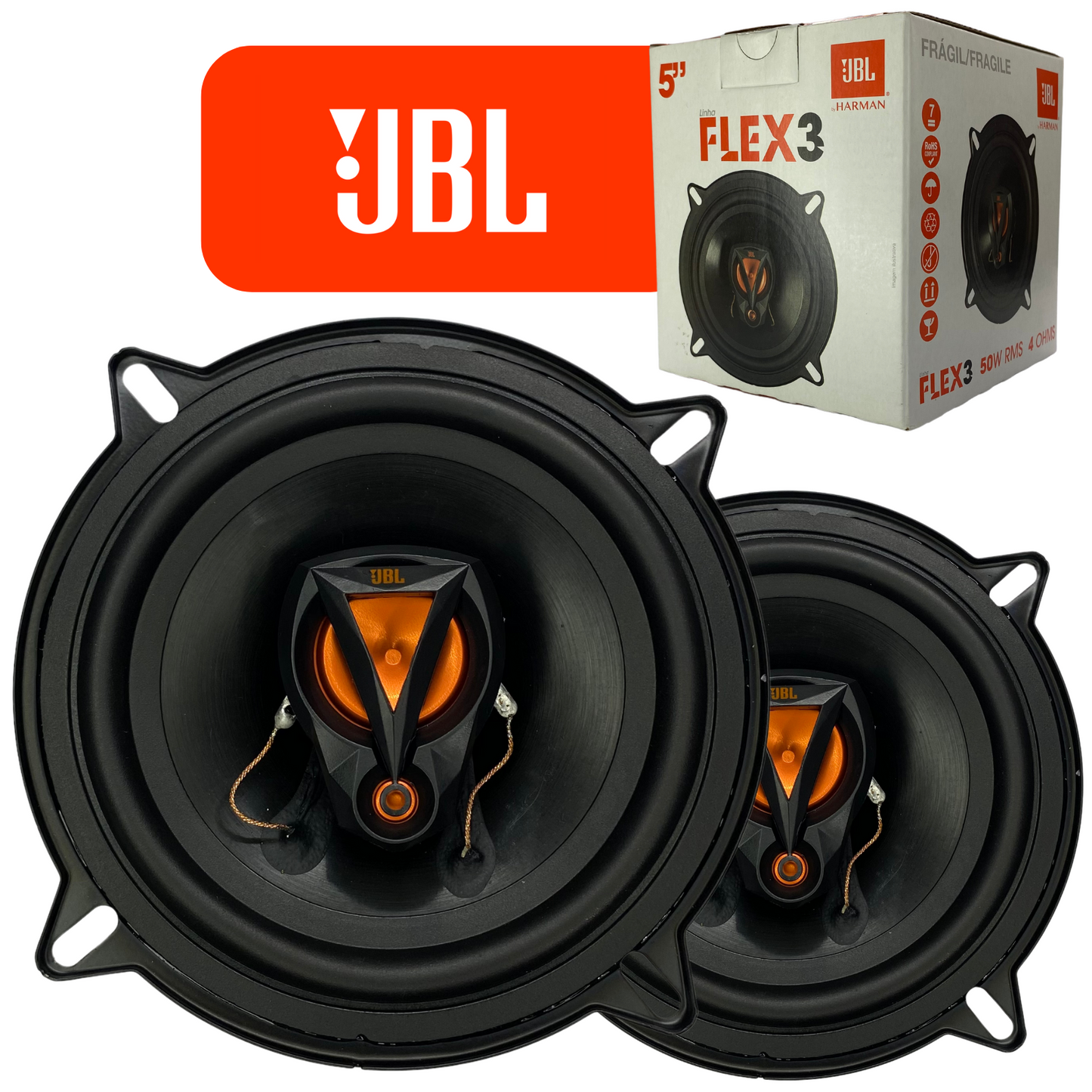 Parlantes JBL Bocinas 5" Con Tweeter Para Auto Camioneta en Puerta
