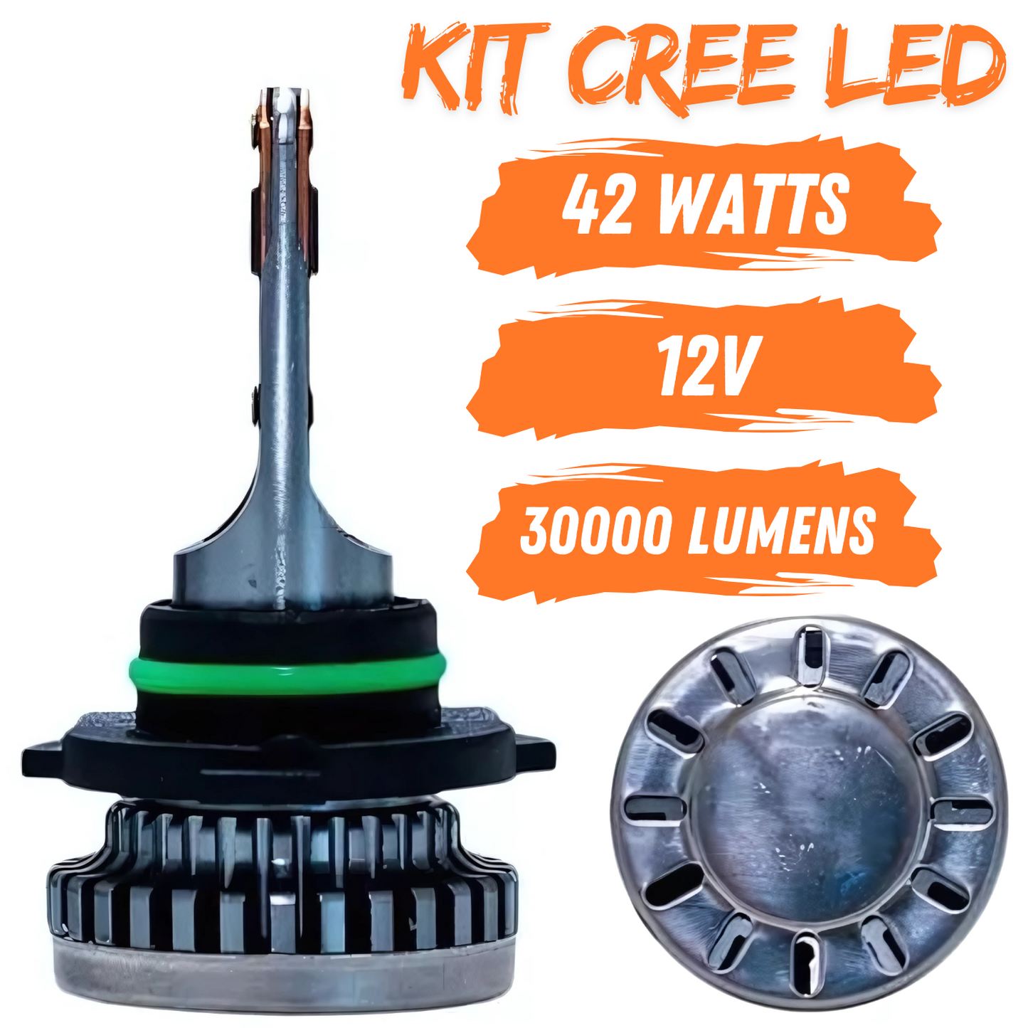 Kit Lámparas Cree Led De Auto R8 Dakar Alto Brillo H1 H4 H7