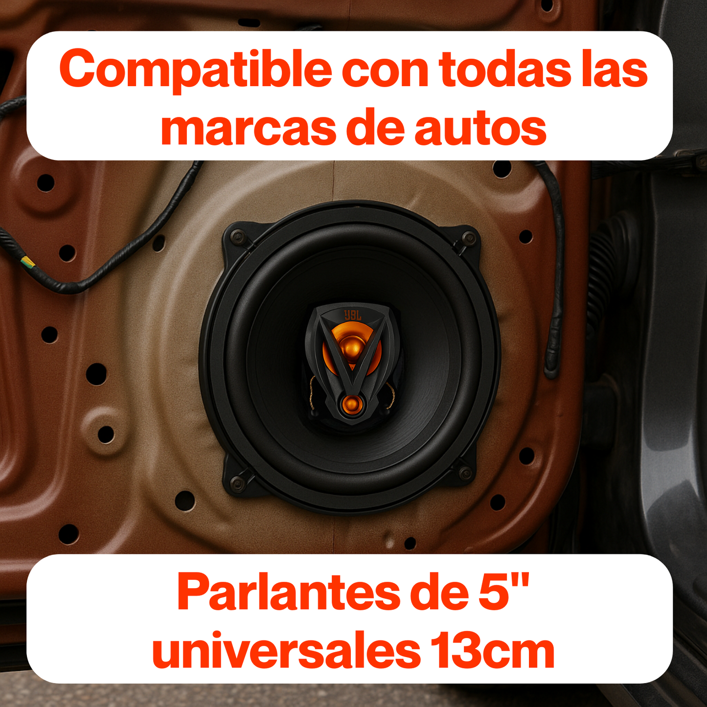Parlantes JBL Bocinas 5" Con Tweeter Para Auto Camioneta en Puerta