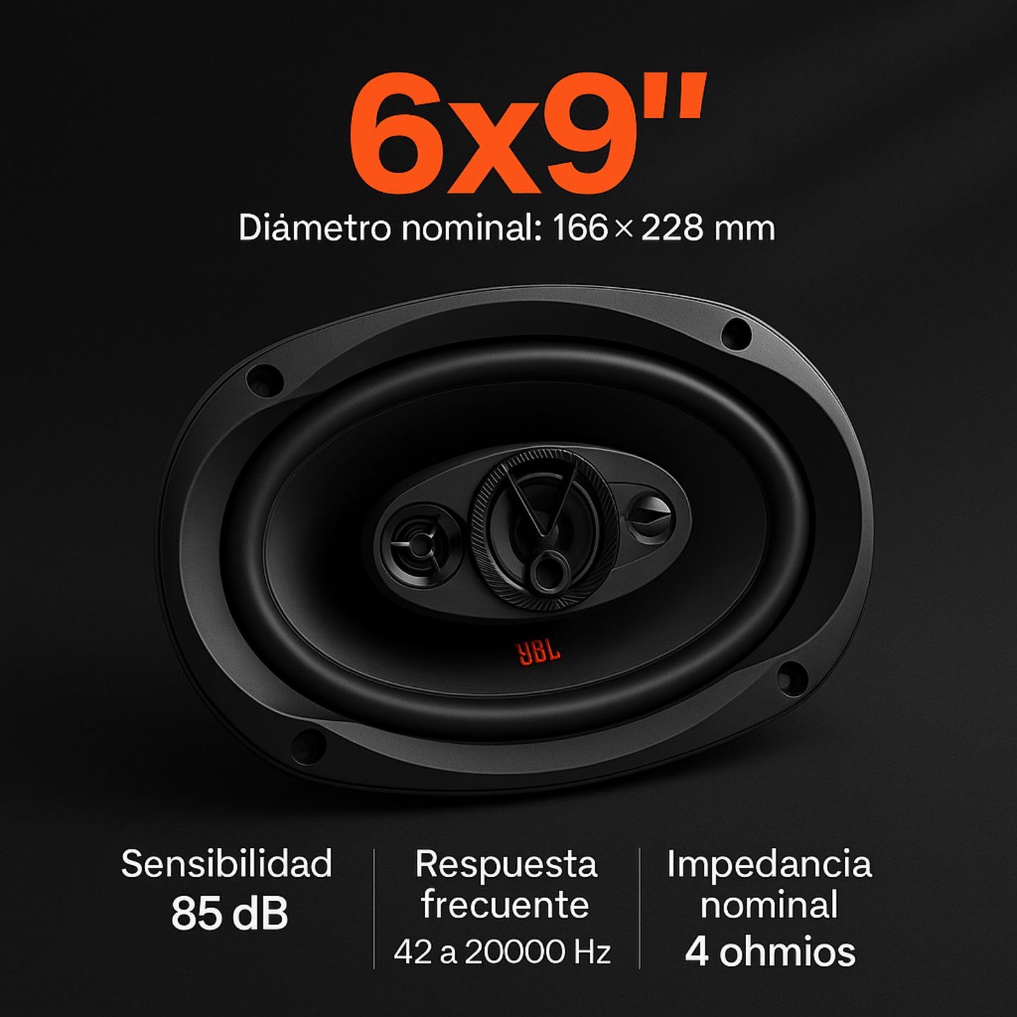 Par Parlantes Jbl Flex Altavoces 6x9 Pulgadas Juego 220w Rms