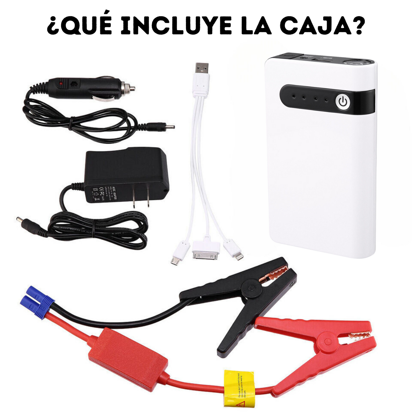Arrancador Cargador Portátil Auto Moto Arrancador Portátil