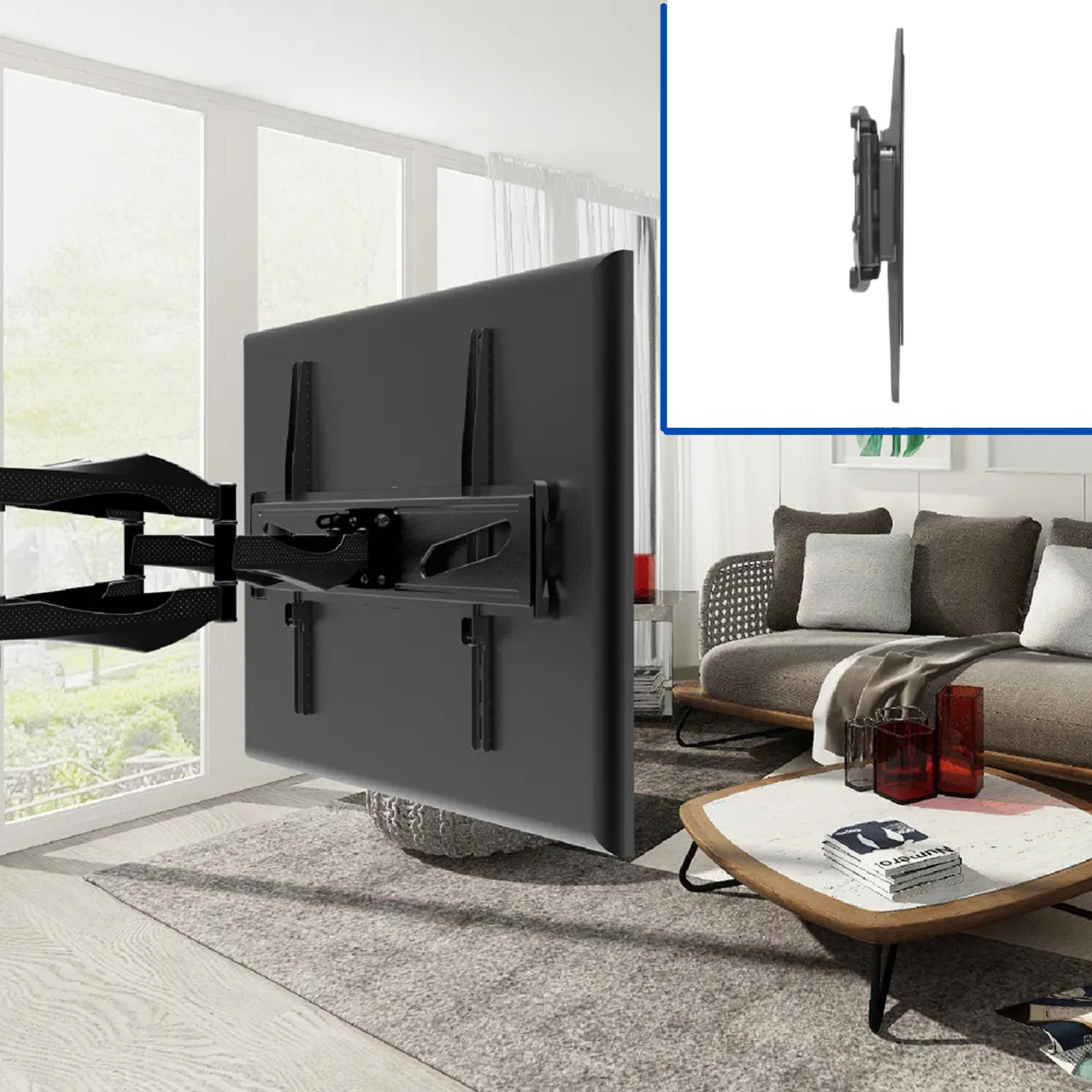 Soporte Para Smart Tv Led Televisor Móvil Articulado 32-70