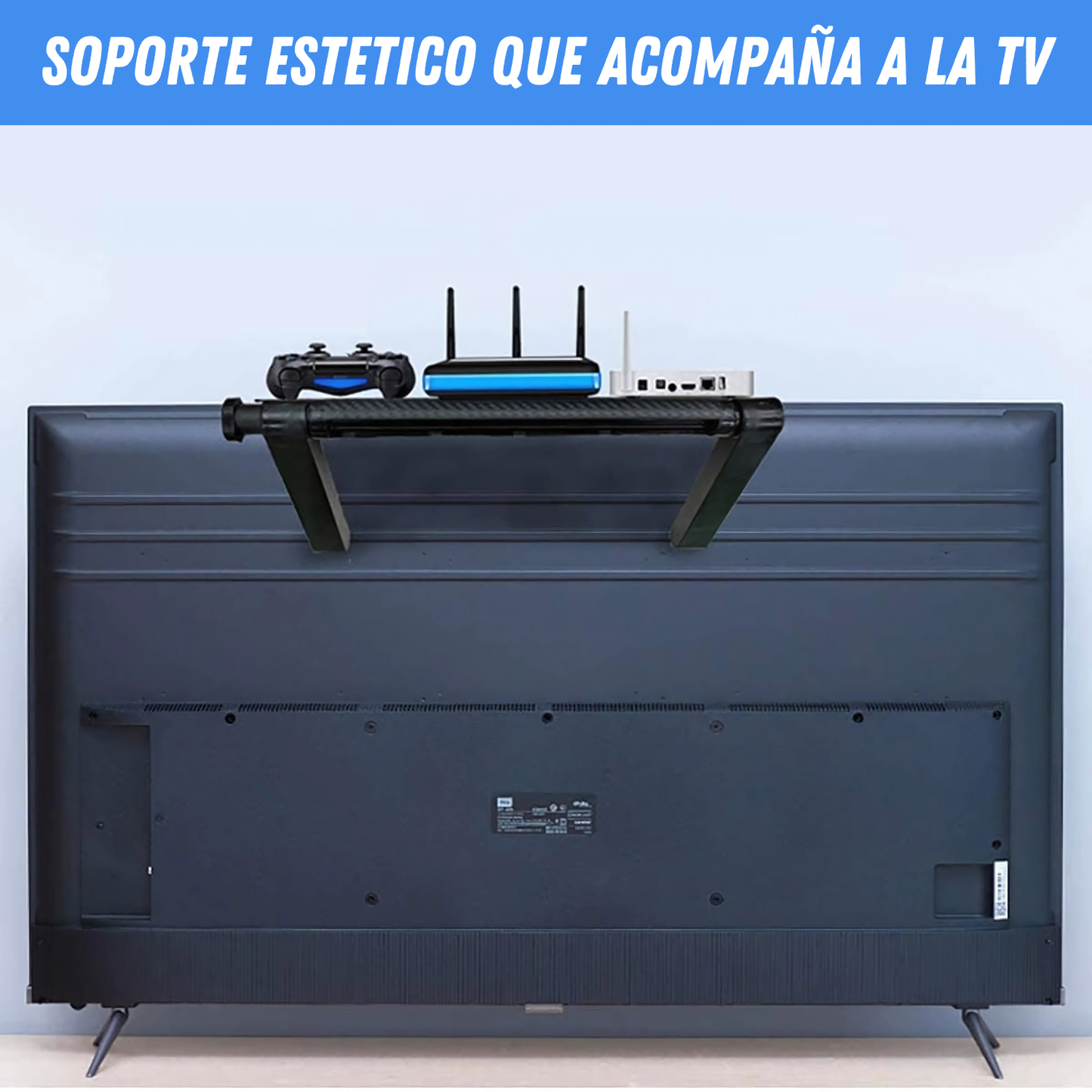 Soporte Para Canalera Tv Soporte Estante Repisa De Televisor