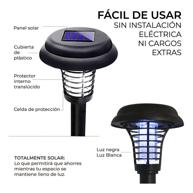 Luces Led Solar Jardín Estaca Antorcha Farol Lampara Solares