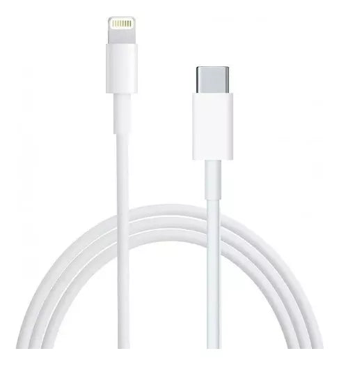 Cable Cargador 1m Usb-c Para iPhone Color Blanco