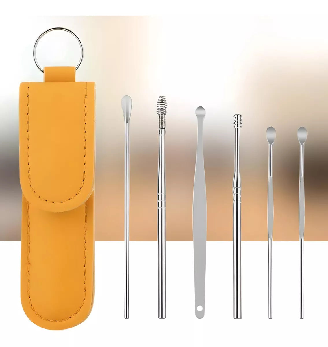 Limpiador De Oidos Colector Cera Orejas Kit Limpiador X6