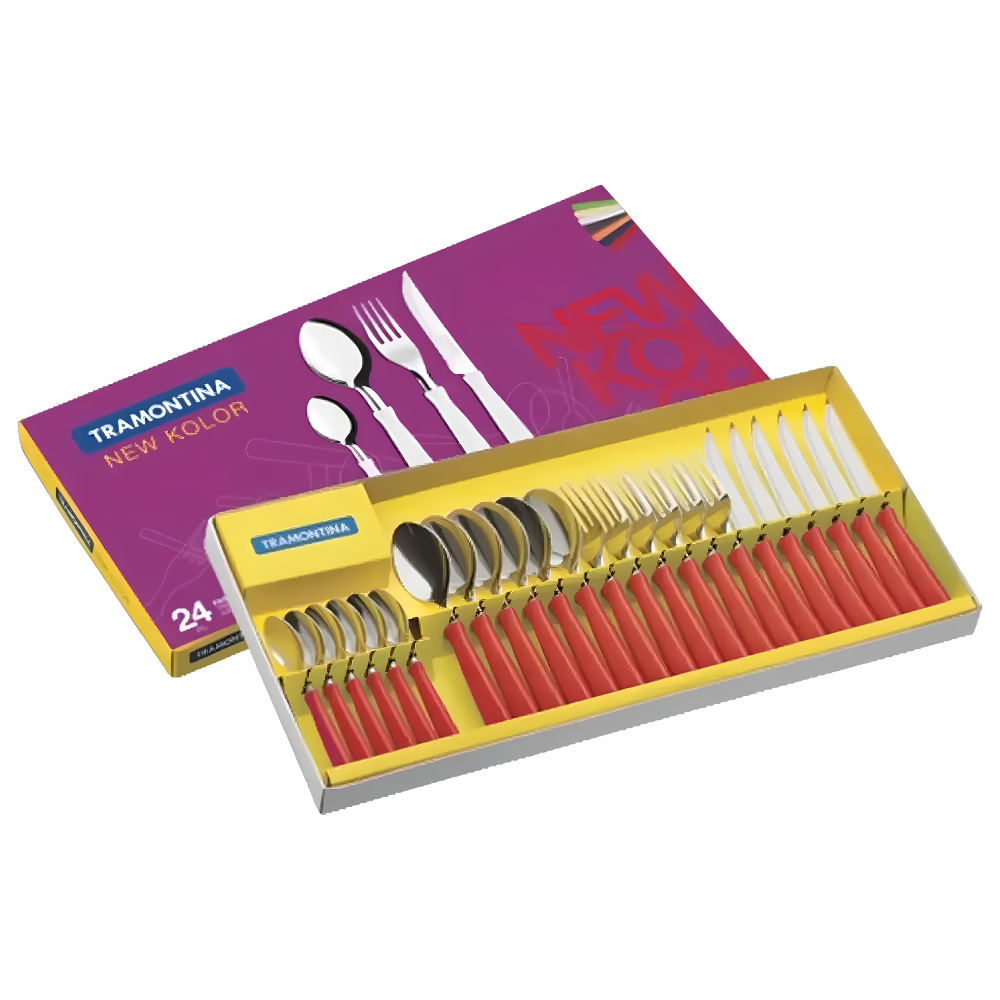 Set Cubiertos Tramontina Juego De Vajilla Cocina Acero Inoxidable
