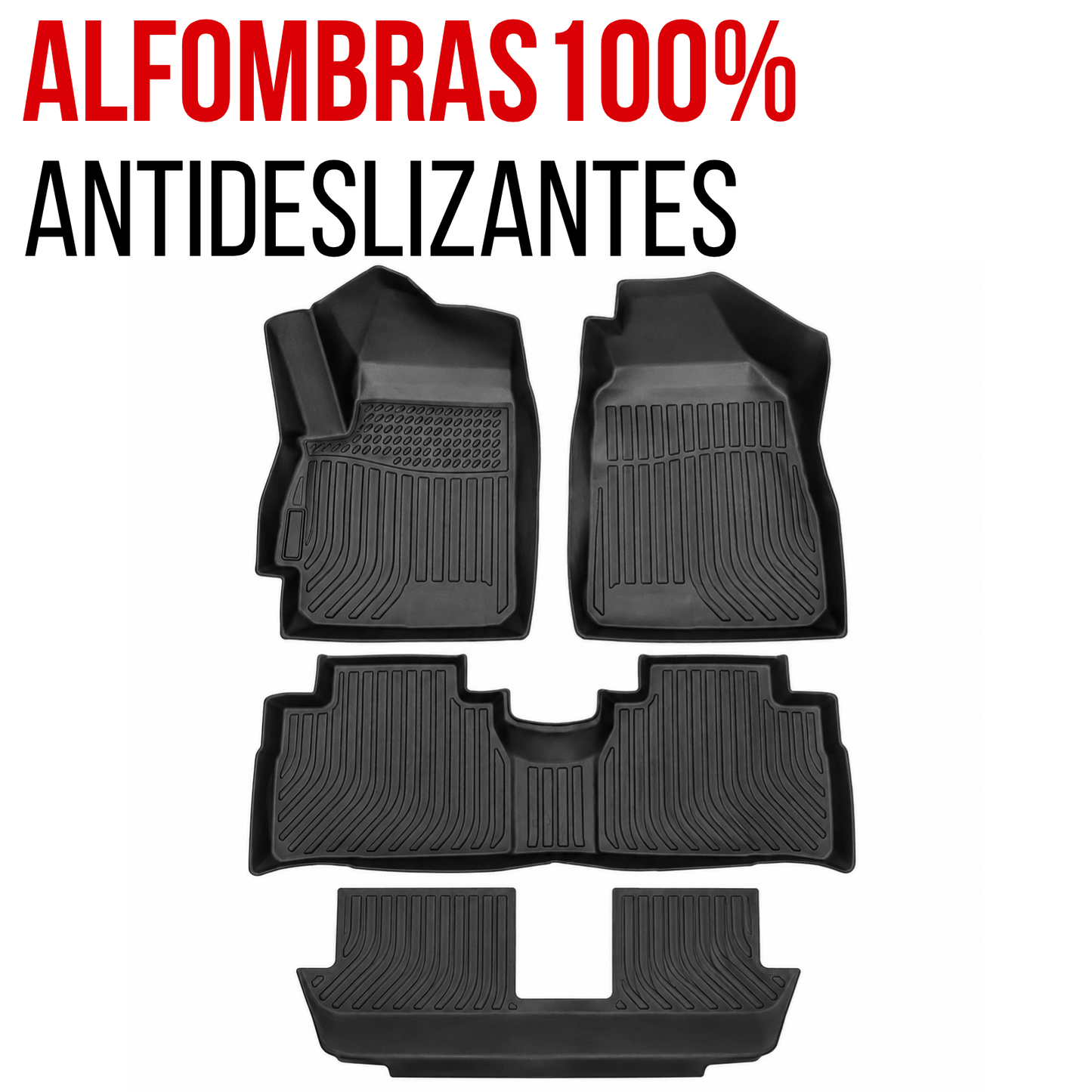 Juego Alfombra Jetour X70-x70plus Bandeja Rígida 5d Auto Suv Set de alfombras TPE