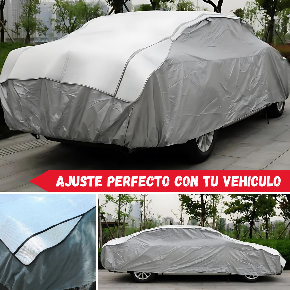 Funda Coche Antigranizo Opel Antara - Impermeable, Con Acolchado - Protege Contra Granizo, Sol, Nieve