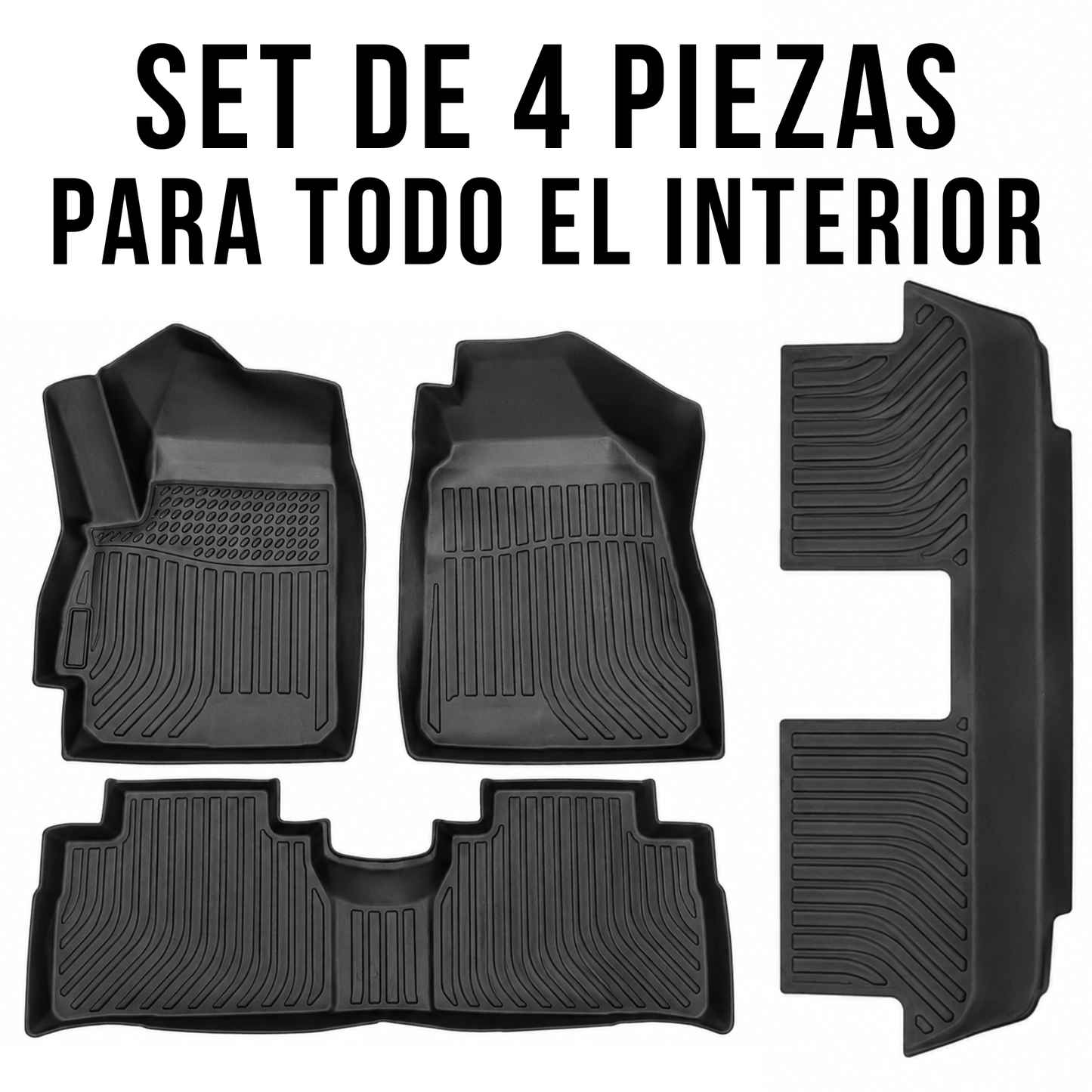 Juego Alfombra Jetour X70-x70plus Bandeja Rígida 5d Auto Suv Set de alfombras TPE