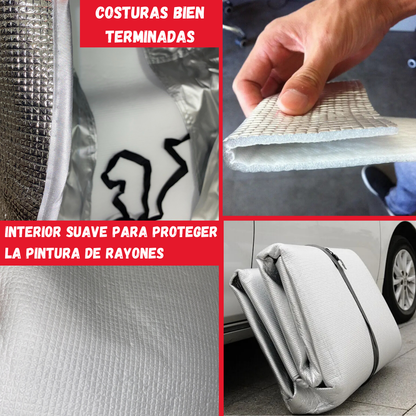 Funda Cubre Auto Antigranizo Lona Impermeable Cobertor Autos