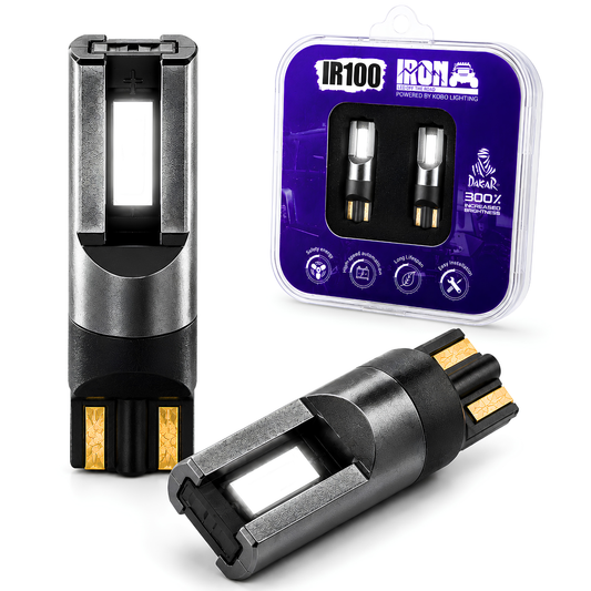 Lampara Led COLOR BLANCO Para Auto T10 Ir100 Posición Matrícula 12v W5w