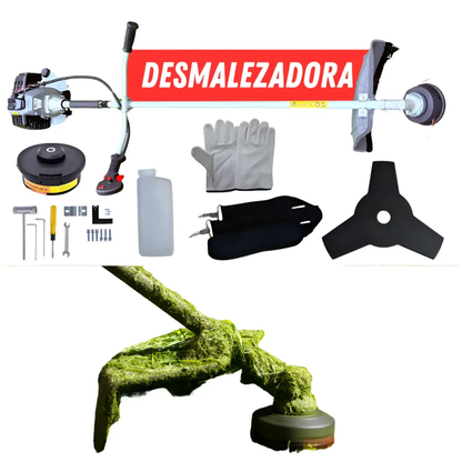 Desmalezadora Cortadora De Pasto A Nafta 42,7cc Bordeadora