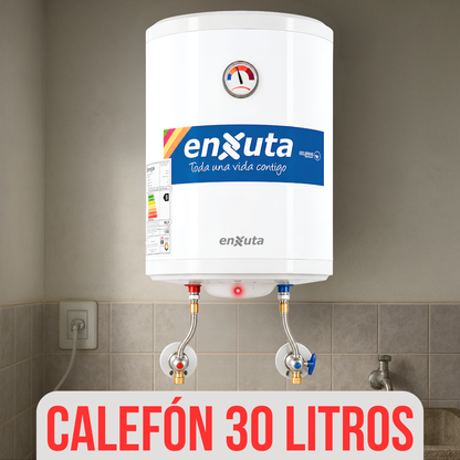 Calefon Termotanque 30 Litros Enxuta Eléctrico 220V Agua Caliente