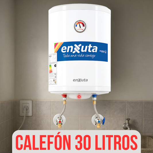 Calefon Termotanque 30 Litros Enxuta Eléctrico 220V Agua Caliente