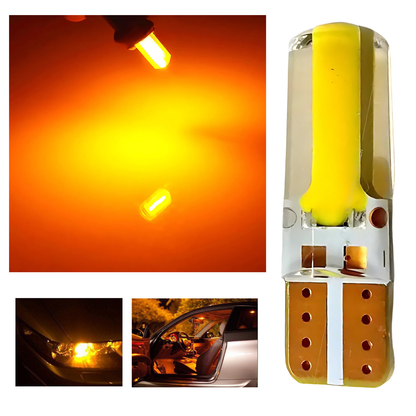 Lampara Led Para Auto T10 Posición Blanca Ambar Amarilla W5W