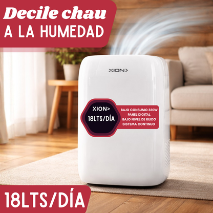 Deshumidificador De Aire Quita Humedad Hogar Baño 18lts Día
