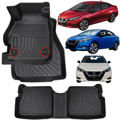 Alfombra Nissan Versa 2020/2024 Bandeja Rígida 5d Bandeja De Piso Dura