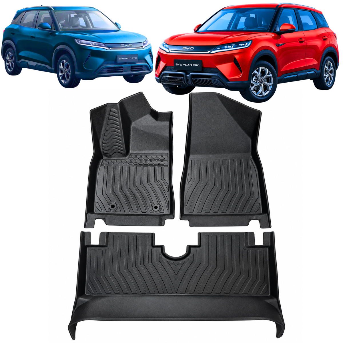 Alfombra Bandeja Rígida Byd Yuan Pro Juego 5d Original Suv