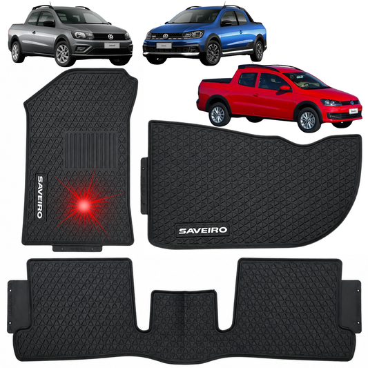 Set Juego Alfombras Volkswagen SAVEIRO en goma específicas
