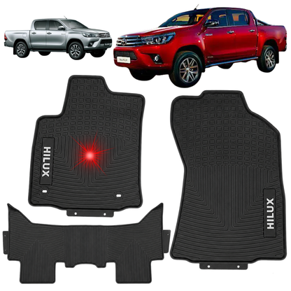 Juego Alfombras Toyota Hilux +2016 En Goma Especificas