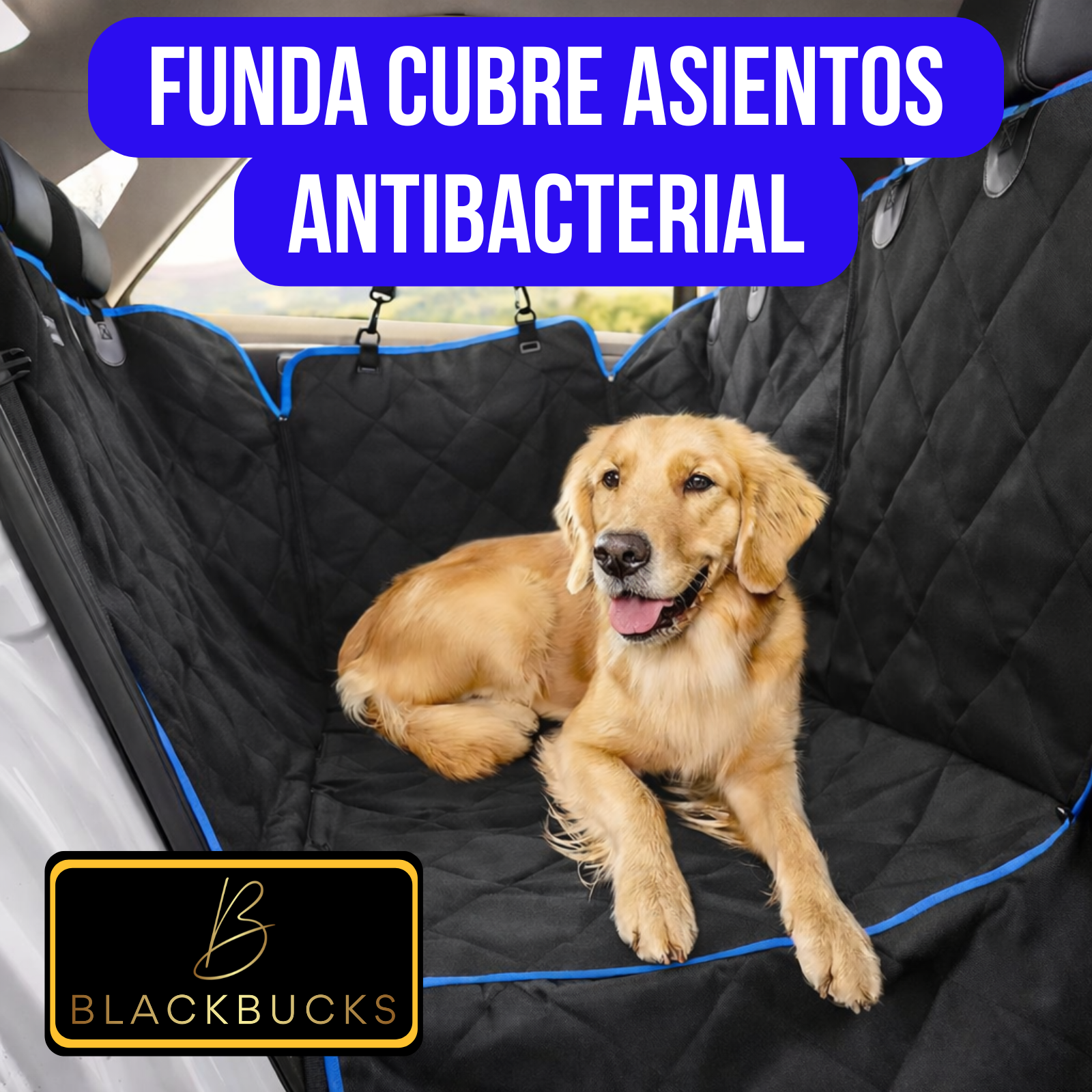 Funda Cubre Asiento Auto Protector Impermeable Mascotas