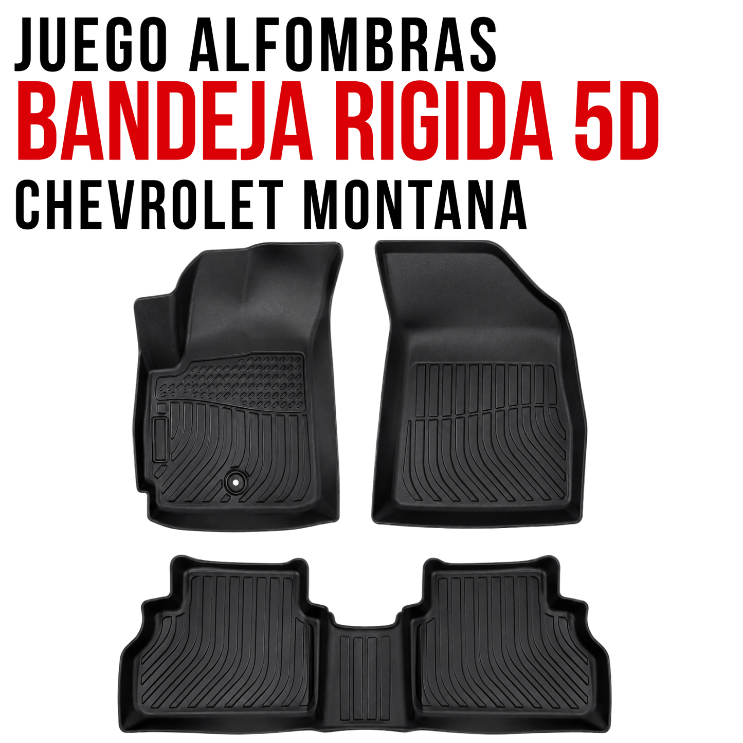 Alfombra CHEVROLET MONTANA Bandeja Rígida 5d Bandeja De Piso