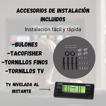 Soporte Para Tv Led Televisores 26 A 55 Soporte Fijo Pared