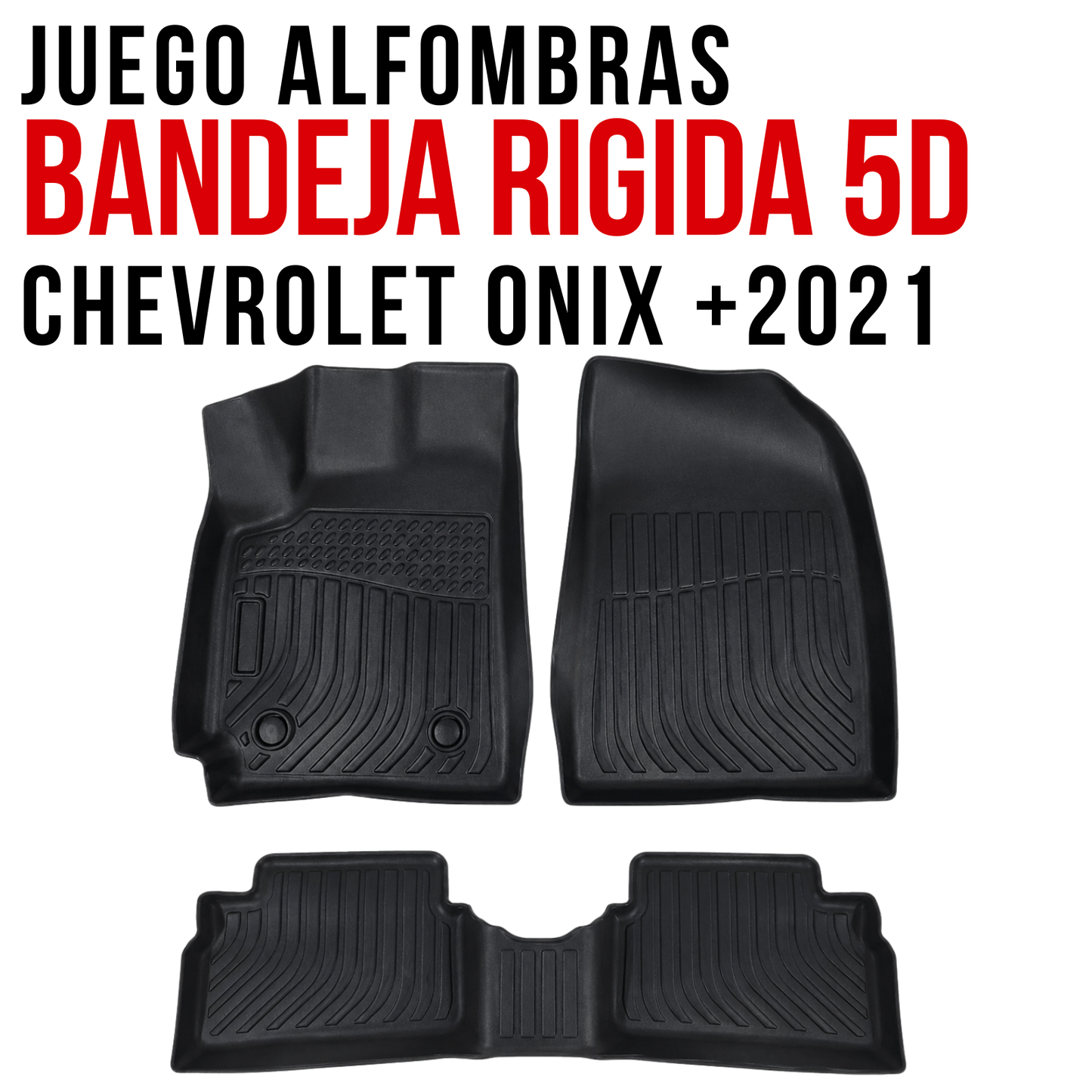 Alfombra CHEVROLET ONIX HATCHBACK/SEDAN Bandeja Rígida 5d Bandeja De Piso