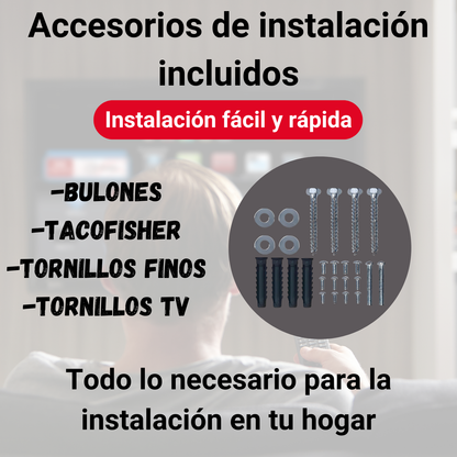 Soporte Tv Televisores De 14 A 42 Pulgadas Fijo Universal Tv