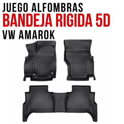 Alfombra Volkswagen Amarok Bandeja Rígida 5d Bandeja De Piso
