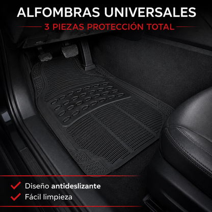 Juego Alfombra Para Auto De Goma Alfombras Universales Autos