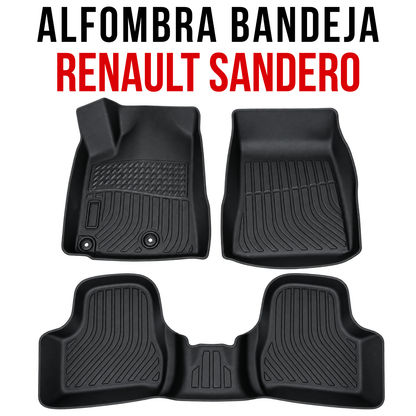 Alfombra Renault Sandero Bandeja Rígida 5D Bandeja de piso para auto