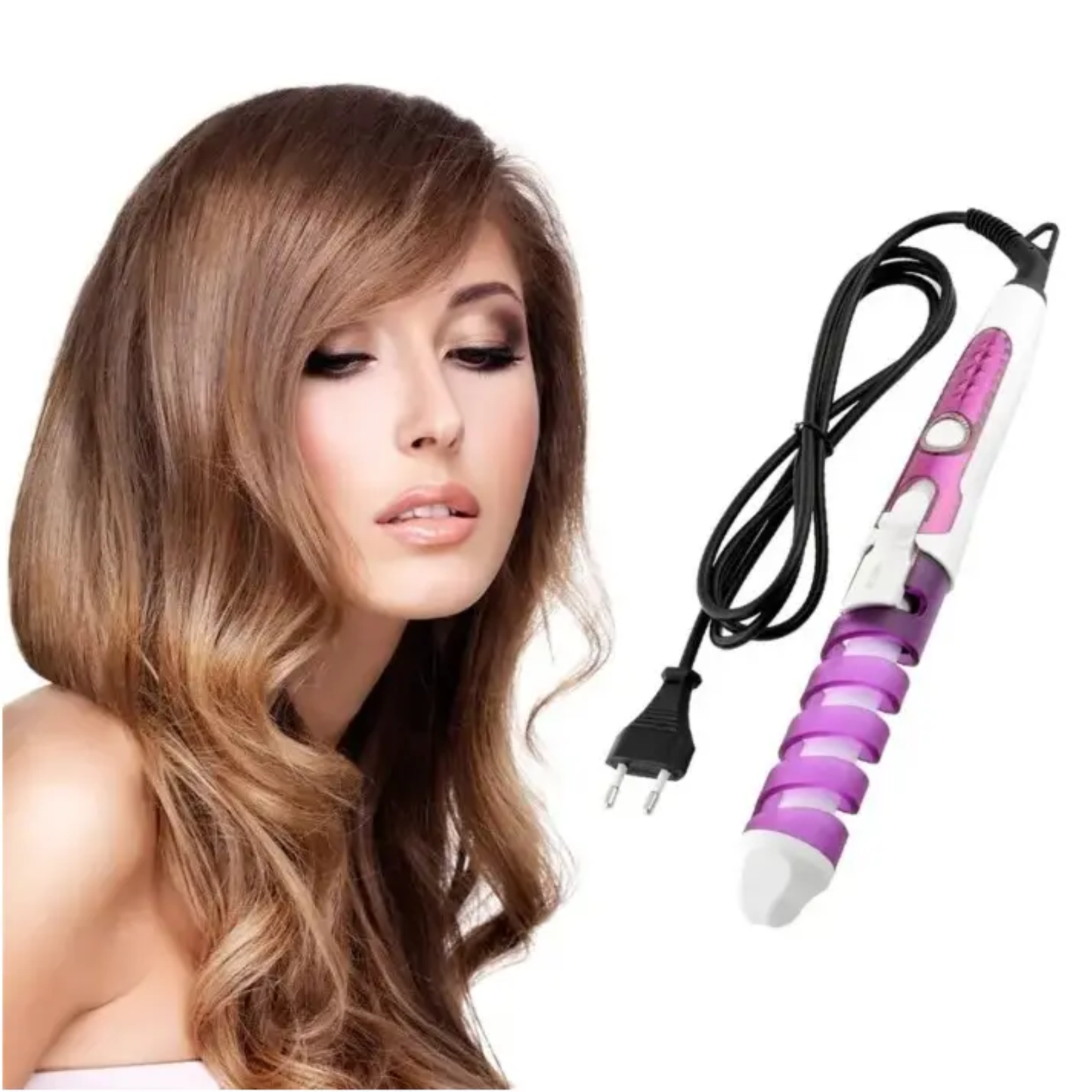 Plancha Rizadora En Espiral Para Rizador De Pelo