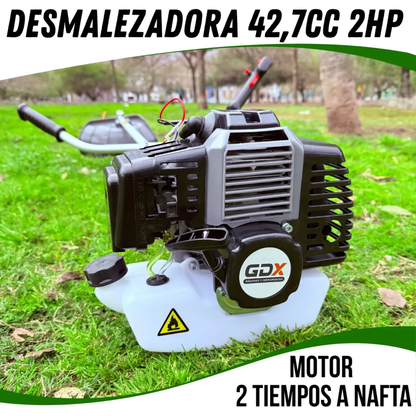 Desmalezadora Cortadora De Pasto A Nafta 42,7cc Bordeadora