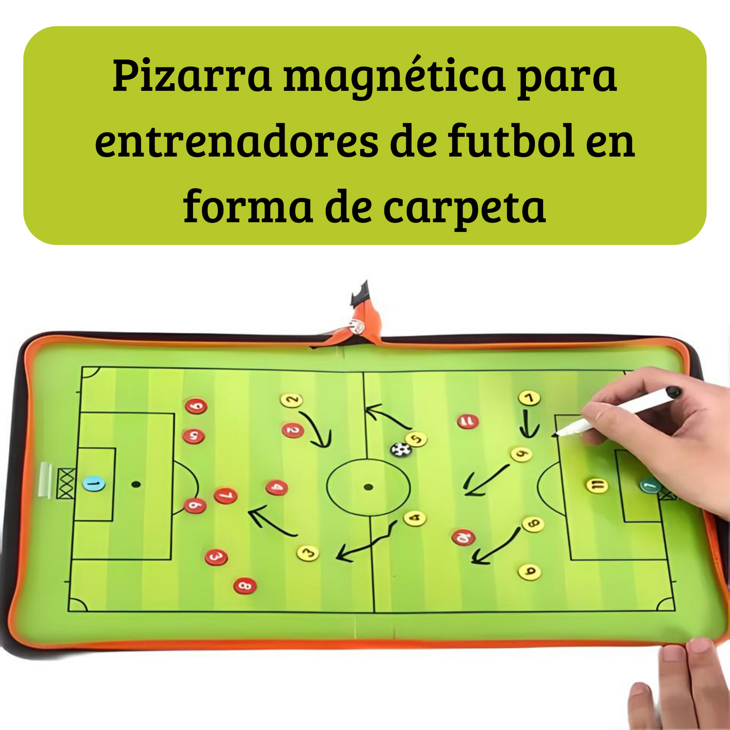 Pizarra Tablero Táctico Imantado Para Entrenador Futbol Dt