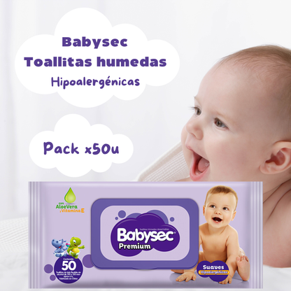 Toallitas Toallas Húmedas Hipoalergénicas Para Bebe Y Niños X45