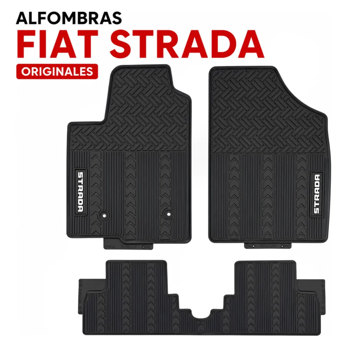 Alfombras Fiat Strada Juego Original Alfombras Especificas