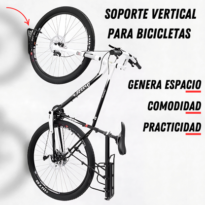 Soporte Bicicleta De Pared Vertical Gancho Universal Bicicletas