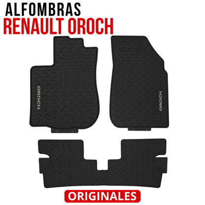 Juego alfombras auto Renault Oroch específicas originales