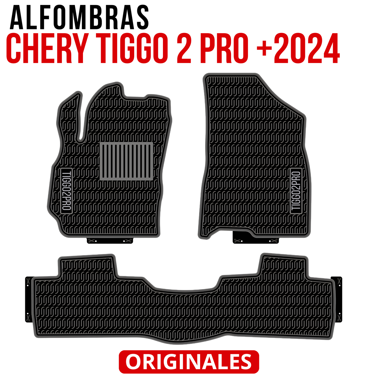 Juego Alfombras Cherry Tiggo2pro +2024 Originales Específica