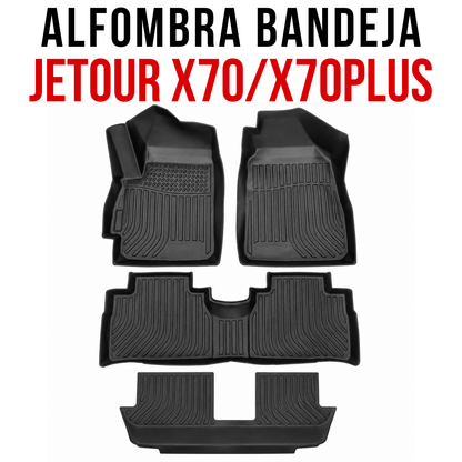 Juego Alfombra Jetour X70-x70plus Bandeja Rígida 5d Auto Suv Set de alfombras TPE