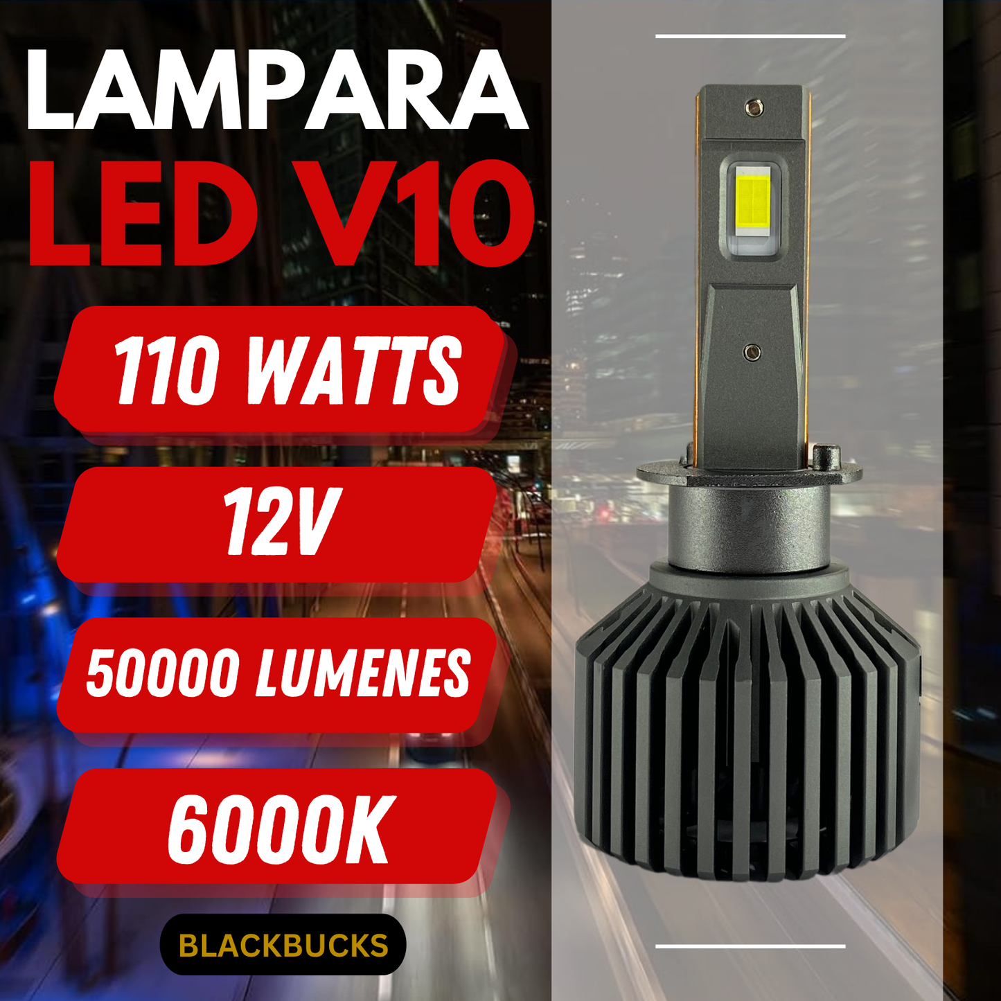 Kit Lamparas Cree Led Auto Super Canbus Alta Gama TX V10 CHIP CSP Juego lamparas led