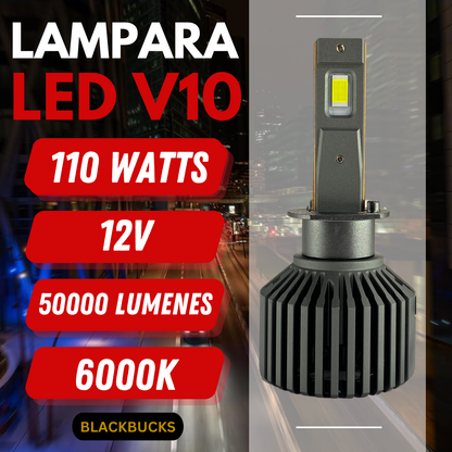 Kit Lamparas Cree Led Auto Super Canbus Alta Gama TX V10 CHIP CSP Juego lamparas led