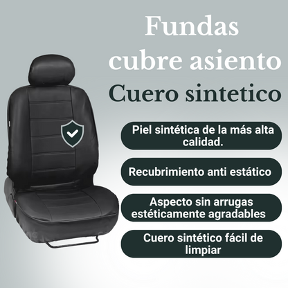 Fundas Cubreasiento Para Autos Universales Eco Cuero Cuerina