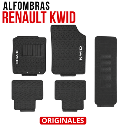 Juego alfombras Renault KWID en goma especificas originales