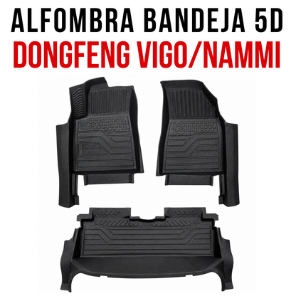 Alfombra Dongfeng Nammi y SUV VIGO Juego Bandeja Rígida 5d Original