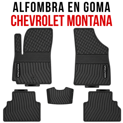 Alfombra Chevrolet Montana Bandeja En Goma 5d Alfombra Piso 2022 a 2026