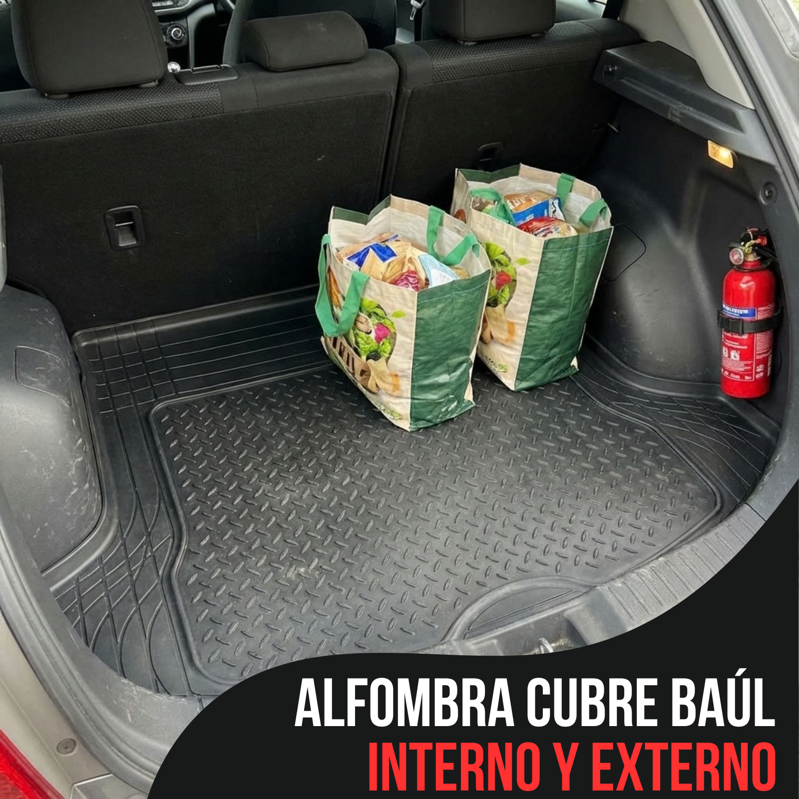 Alfombra Baúl Valija Suv Auto Camioneta Goma Universales